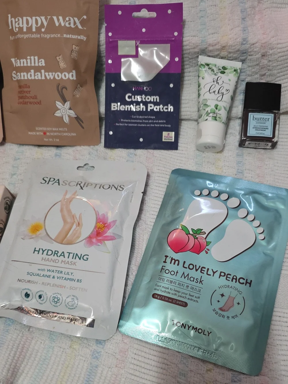Beauty Spa Day Package! Hand, Foot, Eye Masks, Hair, Soap, Face, Nail, Wax Melts